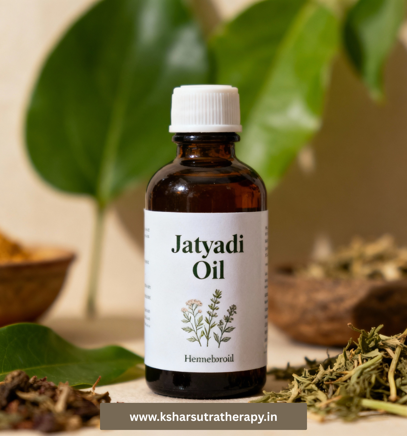 Jatyadi Oil for piles, fissure, fistula, and pilonidal sinus